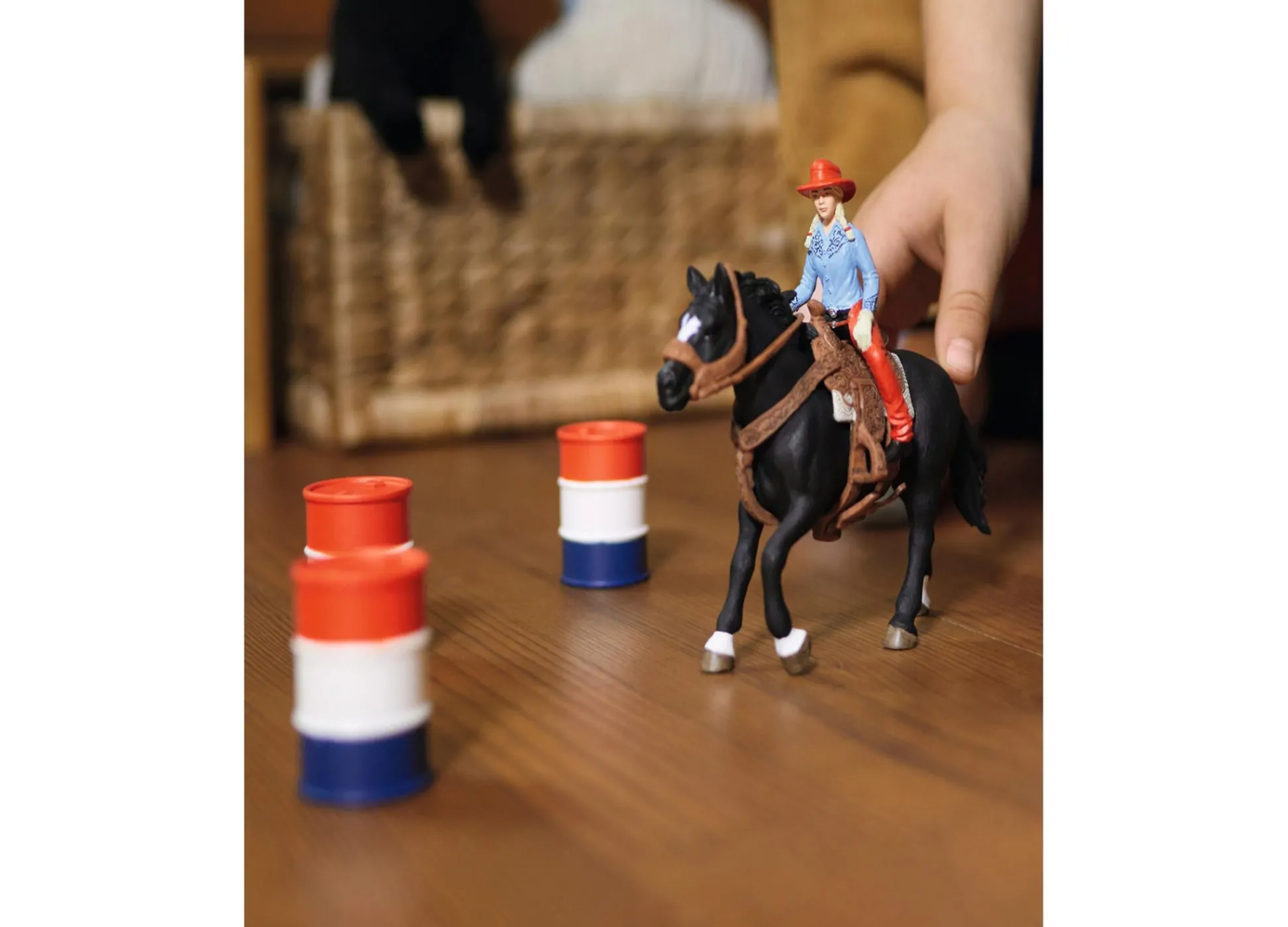 Flat River Group Schleich Farm World Cowgirl Barrel Racing Playset - 7 Piece Set* Playsets & Vehicles