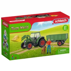 Flat River Group Schleich Farm World Tractor with Trailer - 8-Piece Playset* Playsets & Vehicles