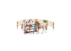 Flat River Group Schleich Horse Club: Lisa's Tournament Training - 11 Piece Playset* Animal Figures|Dress Up