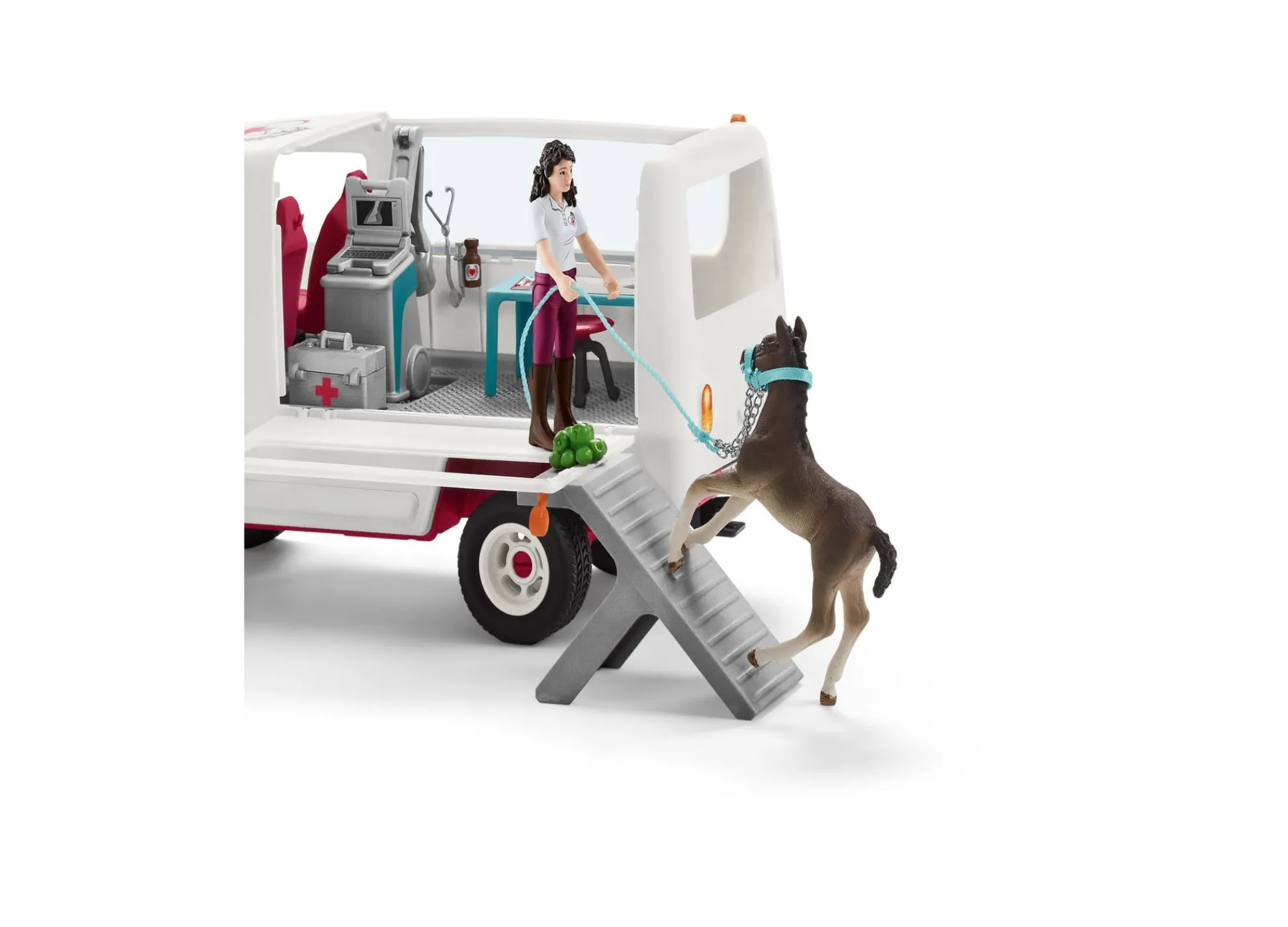 Flat River Group Schleich Horse Club Mobile Vet Playset with Hanoverian Foal* Dress Up|Animal Figures