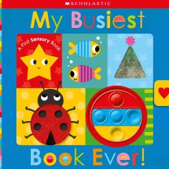Readerlink Distribution Services Scholastic Early Learners: My Busiest Book Ever! Interactive Board Book*Kids Reading, Writing & Speech|Kids Books