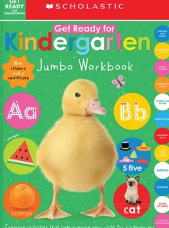 Readerlink Distribution Services Scholastic Early Learners - Get Ready for Kindergarten Jumbo Workbook*Kids Reading, Writing & Speech|Kids Books