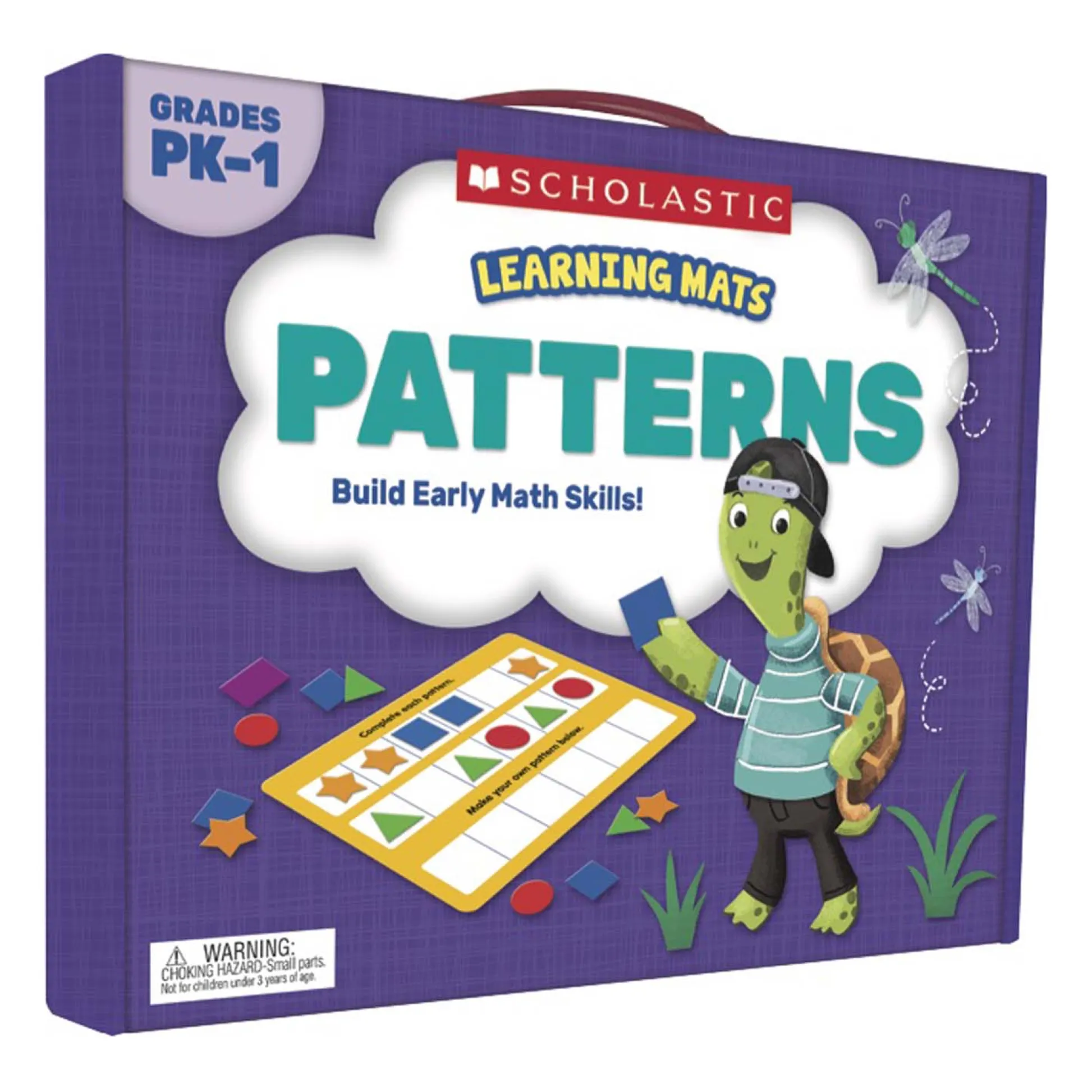 Educators Resource Scholastic Learning Mats: Patterns & Shapes Exploration - Colorful PreK-1 Educational Toy* Preschool Education Toys & Activities