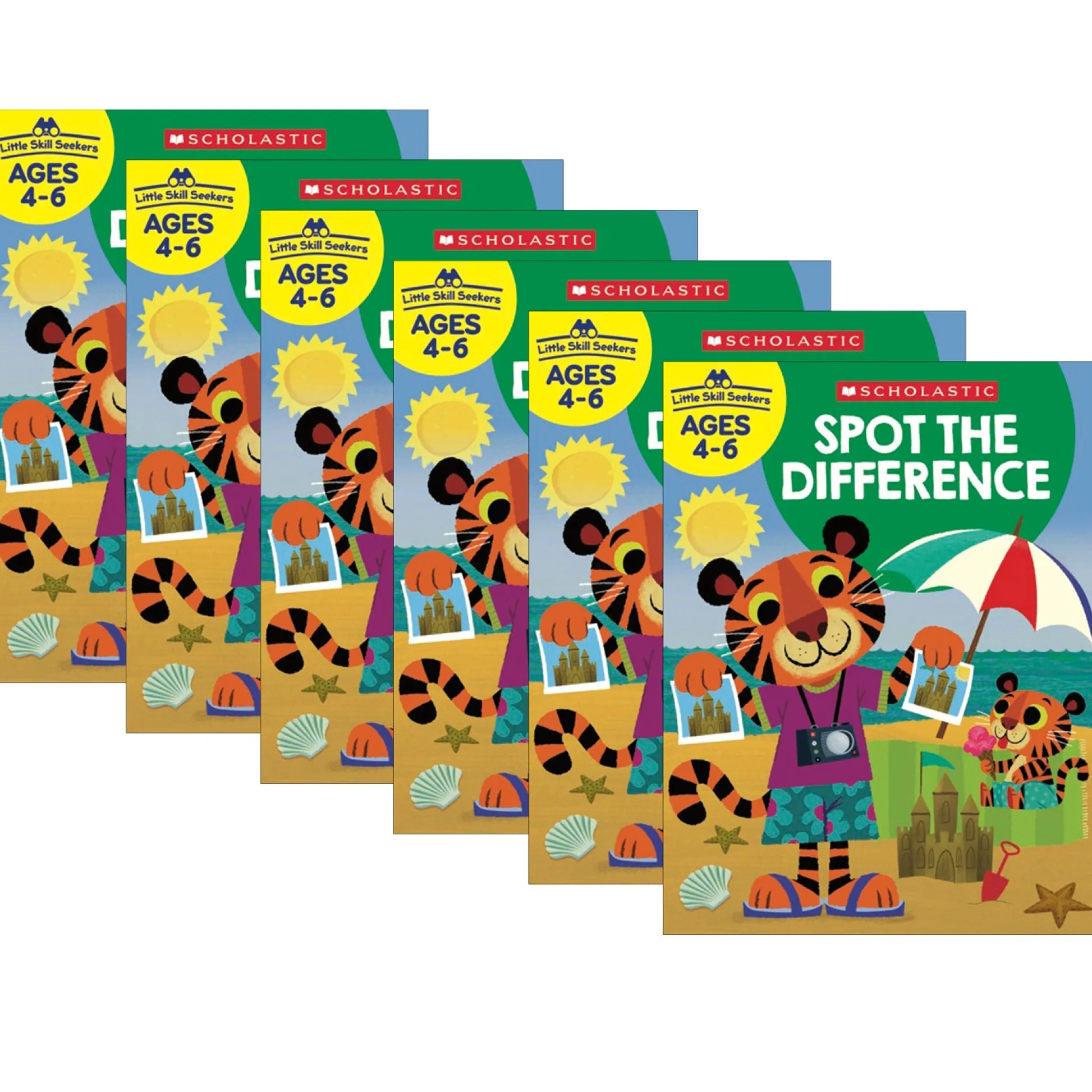 Educators Resource Scholastic Little Skill Seekers - Spot the Difference Activity Book - Pack of 6*Kids Kids Books|Coloring Books & Activity Books