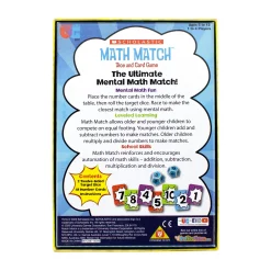 AreYouGame Scholastic Math Match Dice and Card Game - Educational Fun for Ages 6+* Dice, Roll & Write Games