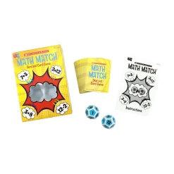 AreYouGame Scholastic Math Match Dice and Card Game - Educational Fun for Ages 6+* Dice, Roll & Write Games