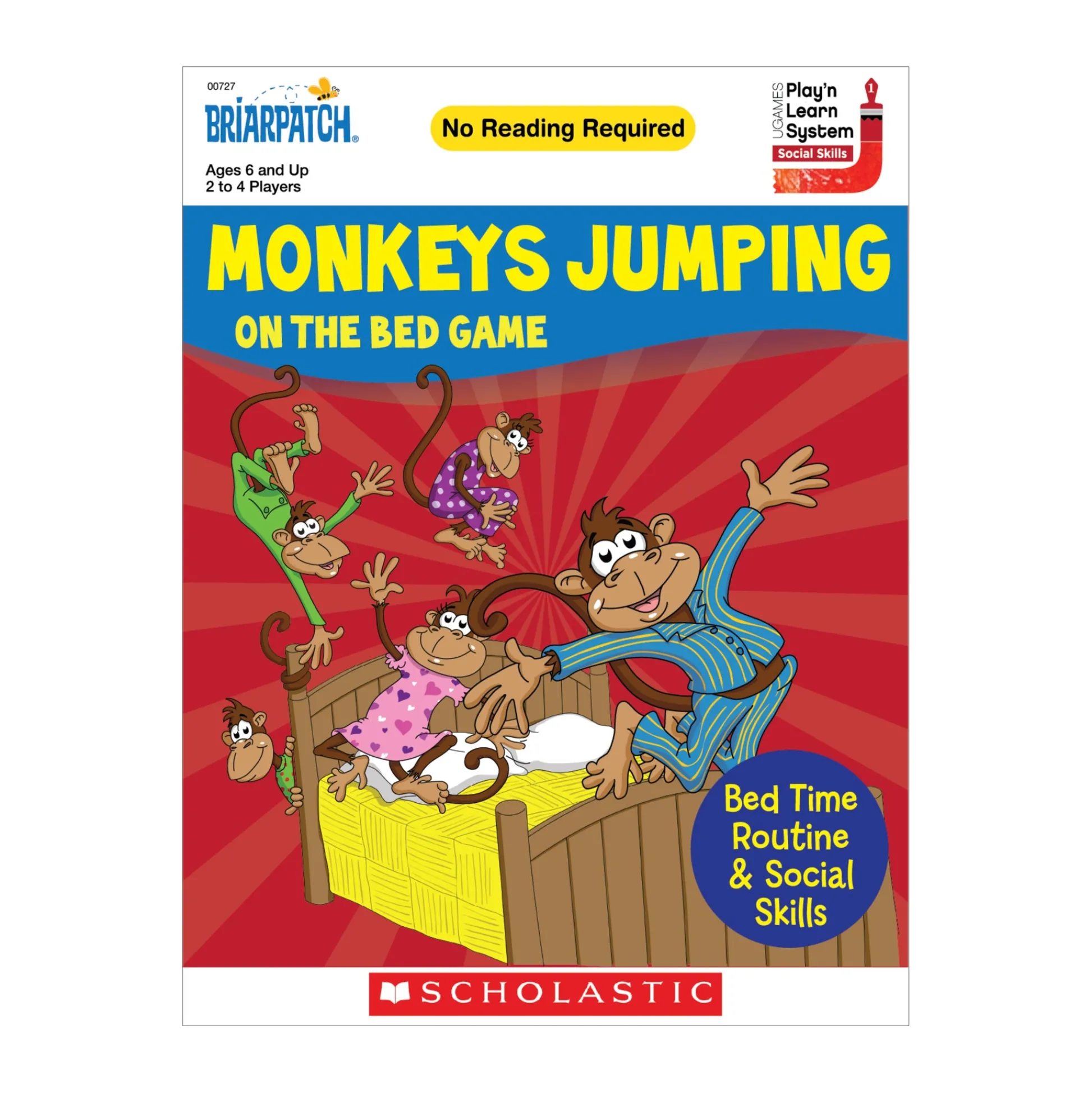 AreYouGame Scholastic Monkeys Jumping on the Bed Color Matching Game* Social & Emotional Skills