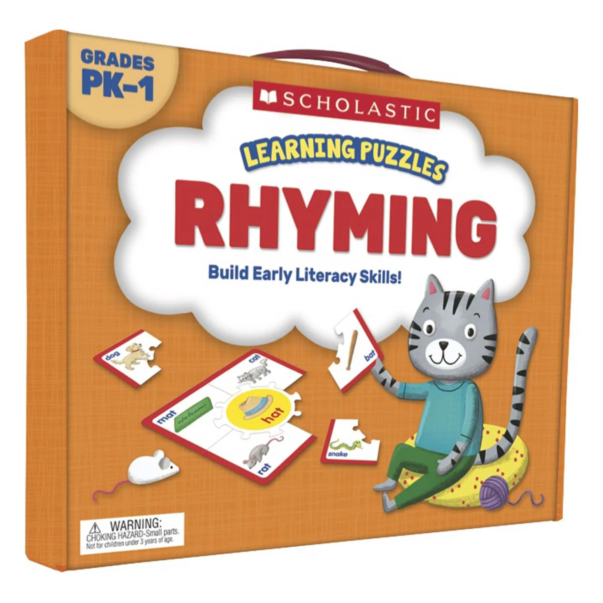 Educators Resource Scholastic Rhyming Learning Puzzles - Early Reading Skills - Grades PK-1* Puzzles|Preschool Education Toys & Activities