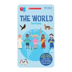AreYouGame Scholastic The World Explorers Illustrated Fact Card Game* Card Games