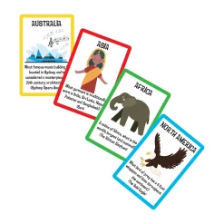AreYouGame Scholastic The World Explorers Illustrated Fact Card Game* Card Games