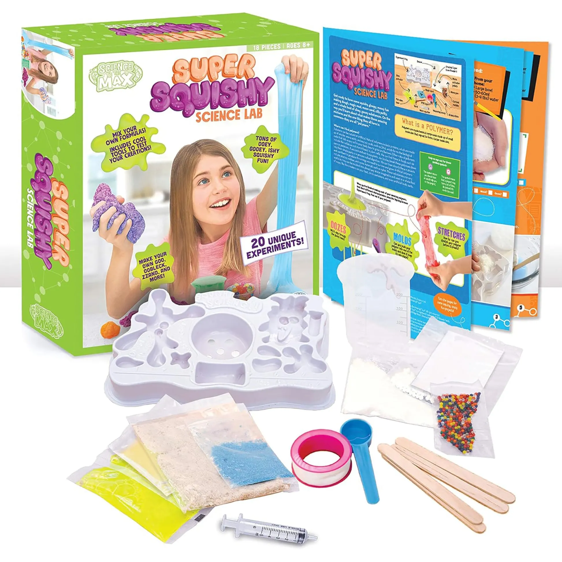 Educators Resource Science to the Max Squishy Science Lab Polymer Exploration Kit* Science & Discovery