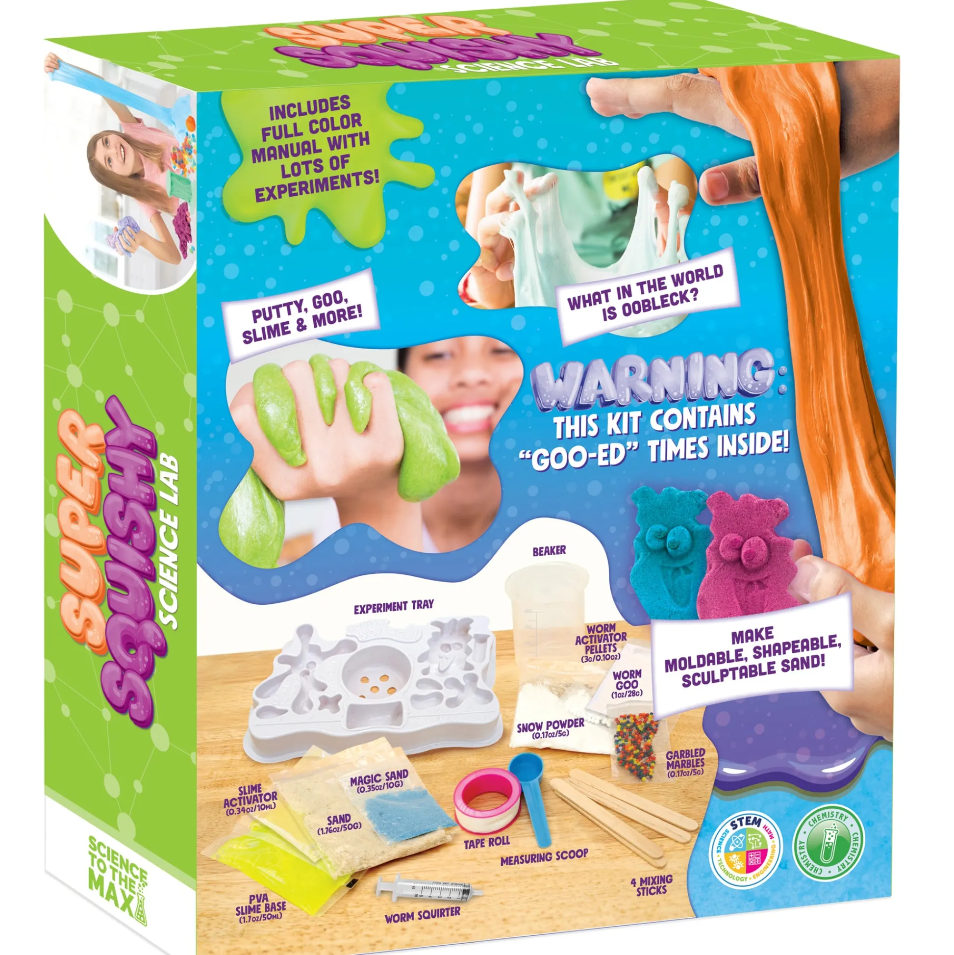 Educators Resource Science to the Max Squishy Science Lab Polymer Exploration Kit* Science & Discovery