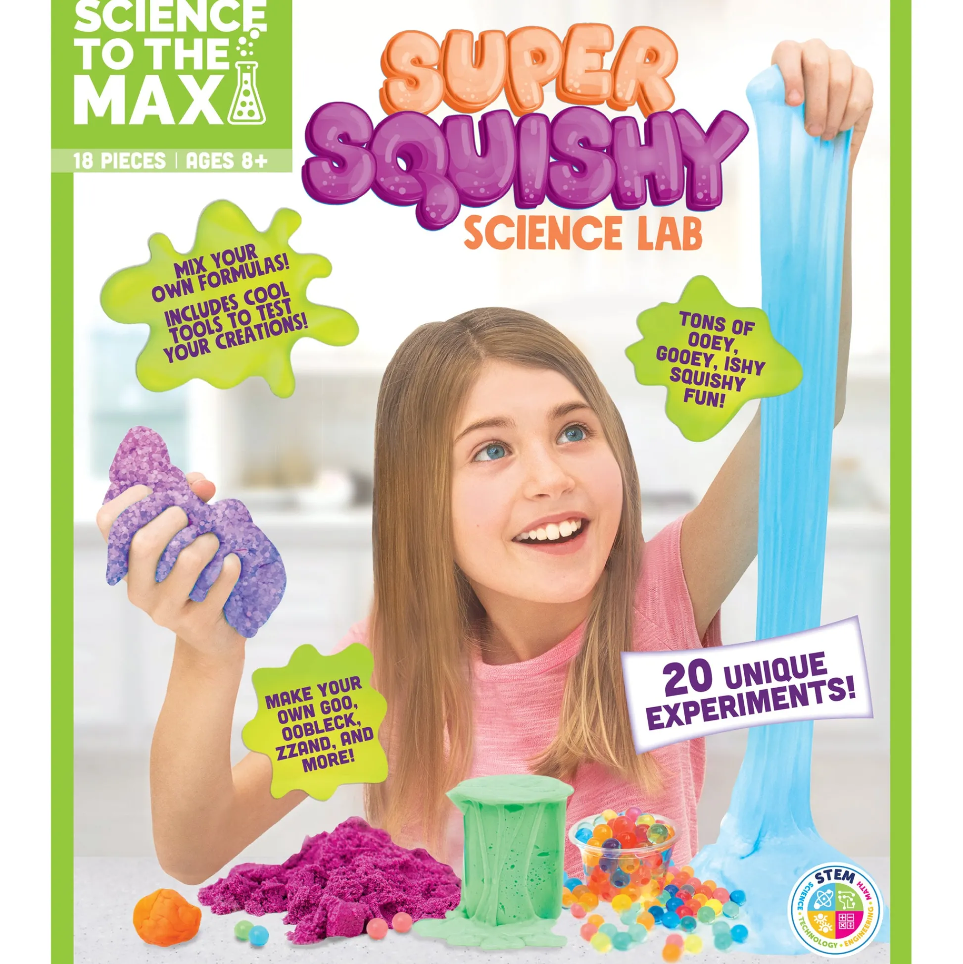Educators Resource Science to the Max Squishy Science Lab Polymer Exploration Kit* Science & Discovery