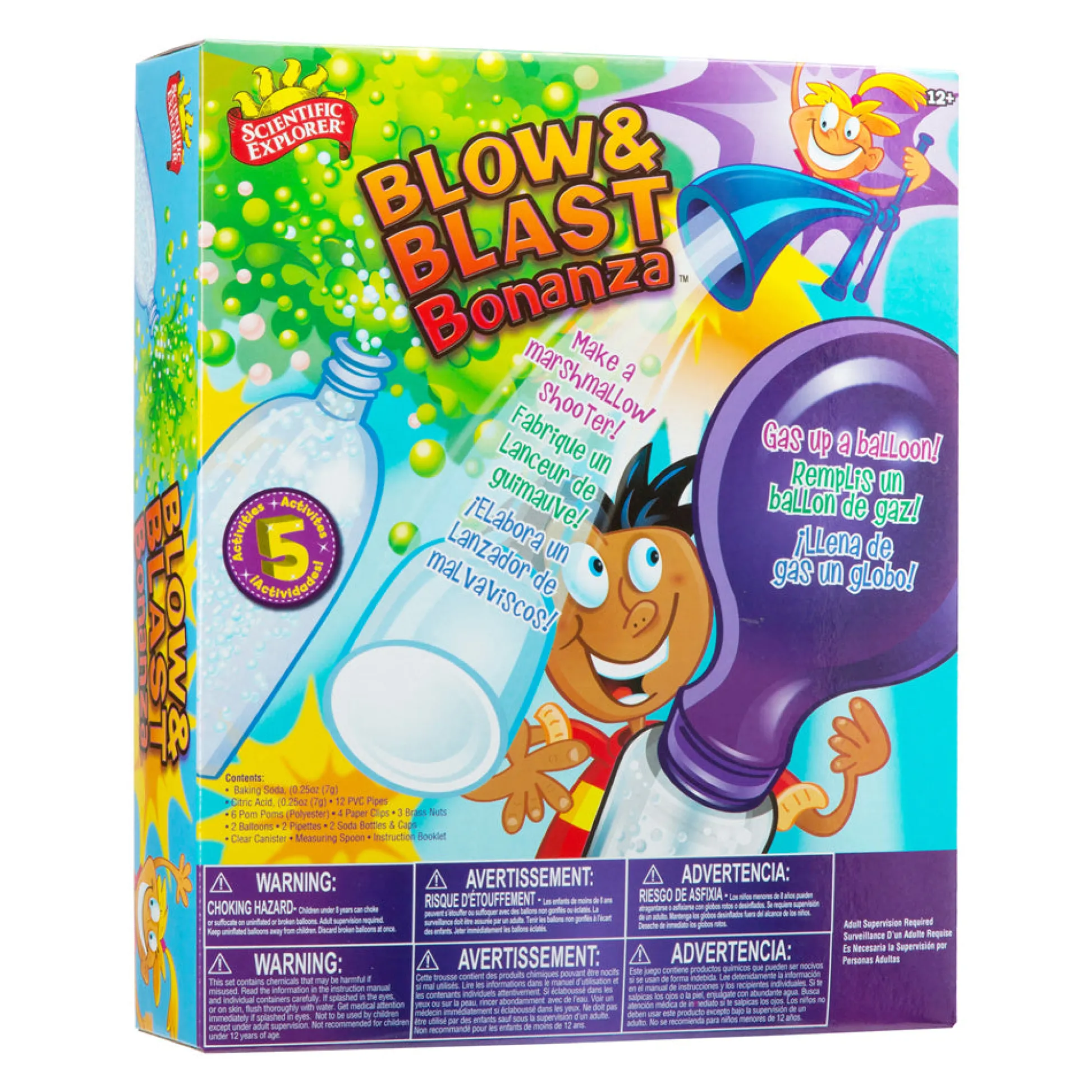 AreYouGame Scientific Explorer Blow & Blast Bonanza Air Pressure Science Kit* Science & Discovery