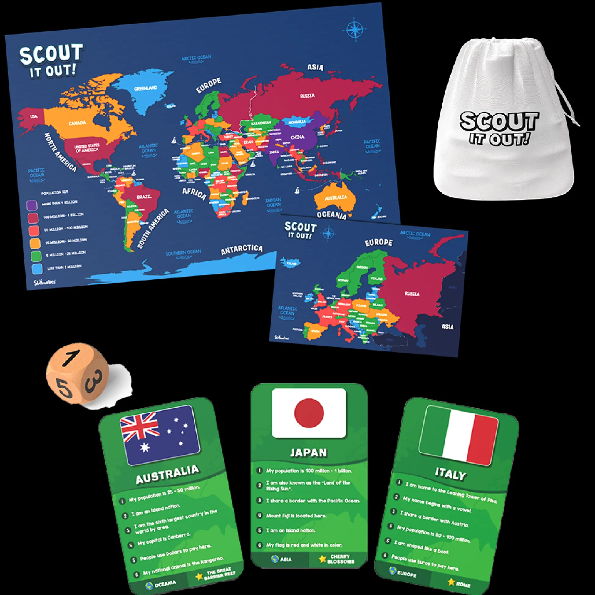 Skillmatics Scout It Out Countries Educational Board Game* Social & Emotional Skills|Role-Playing Games