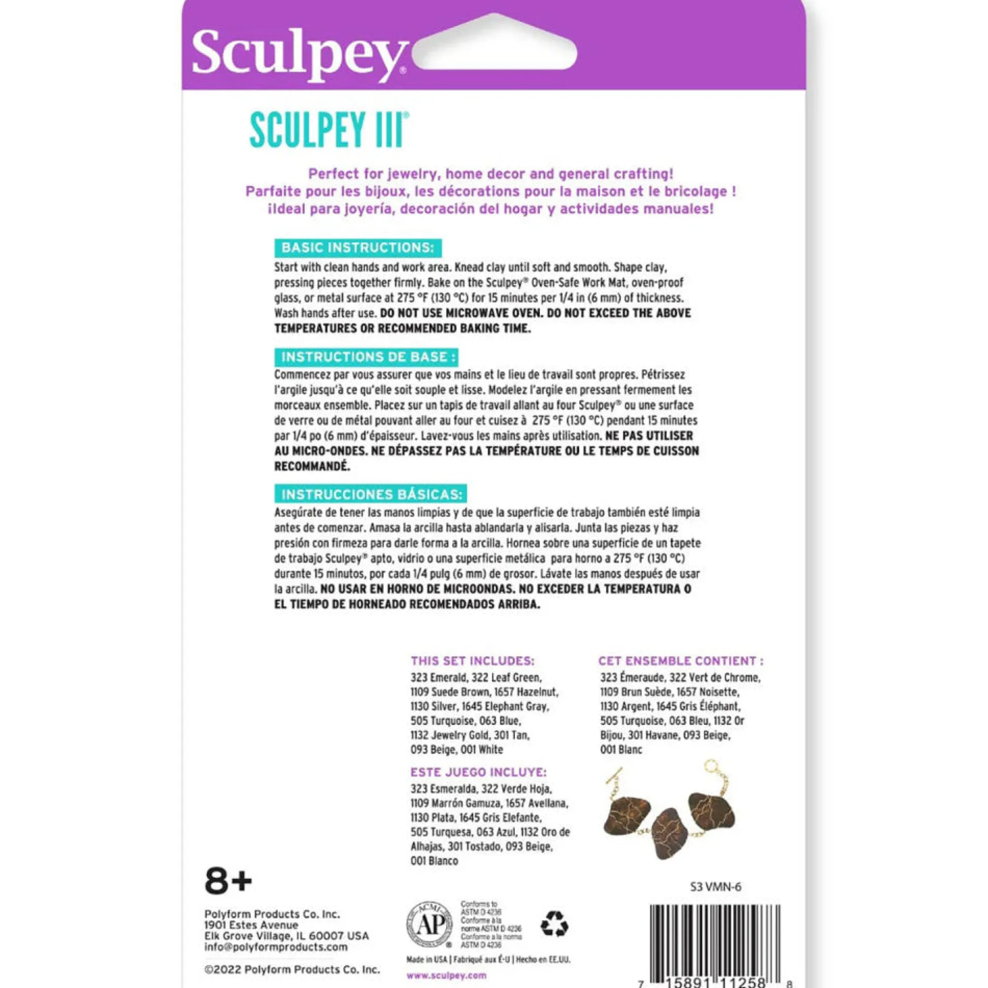 Flat River Group Sculpey III Naturals Polymer Clay Multipack - 12 Colors, 1oz Each* Clay, Dough & Sand Art