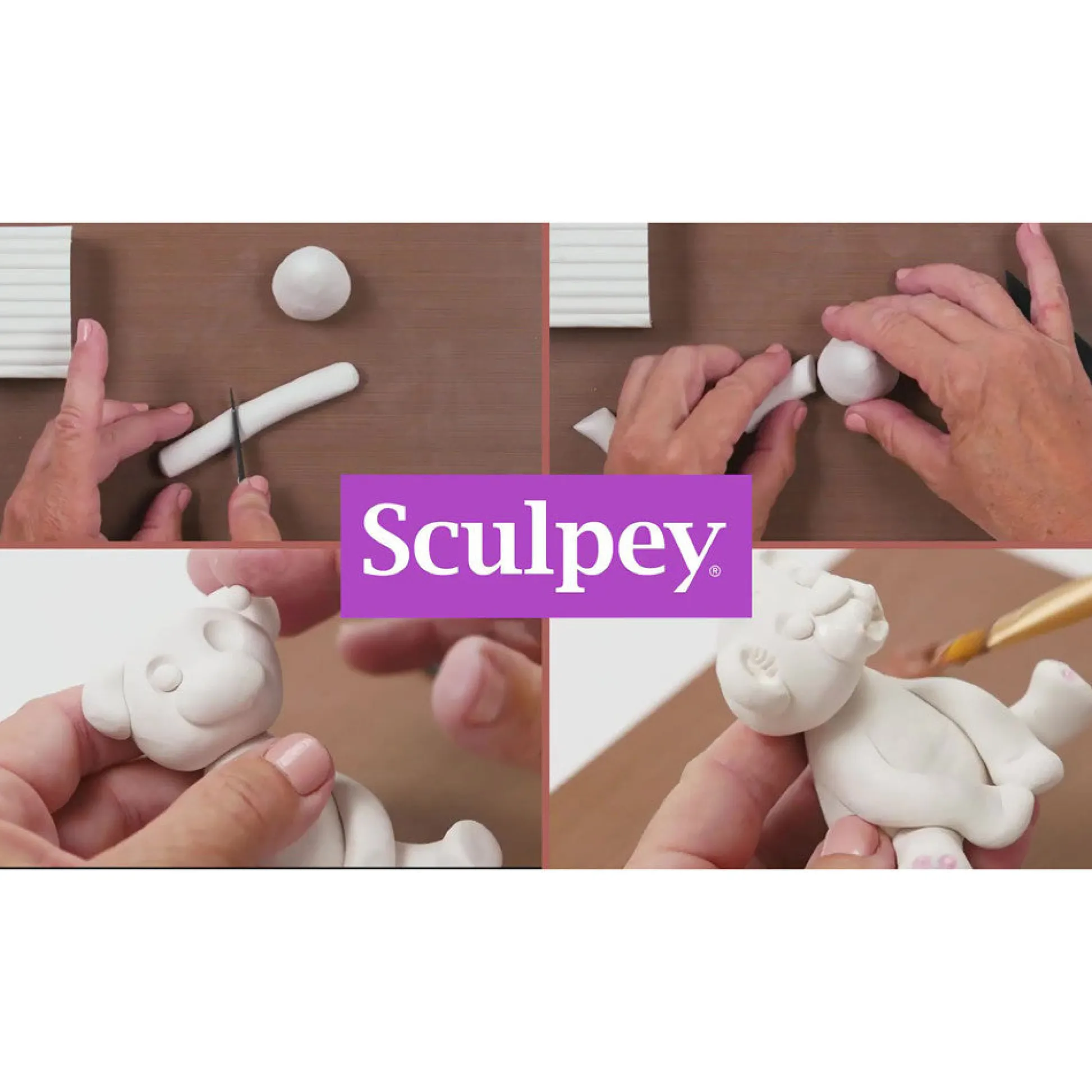 Flat River Group Sculpey Original Polymer Clay - White 1.75 lb - Artist Modeling Oven-Bake Clay* Clay, Dough & Sand Art