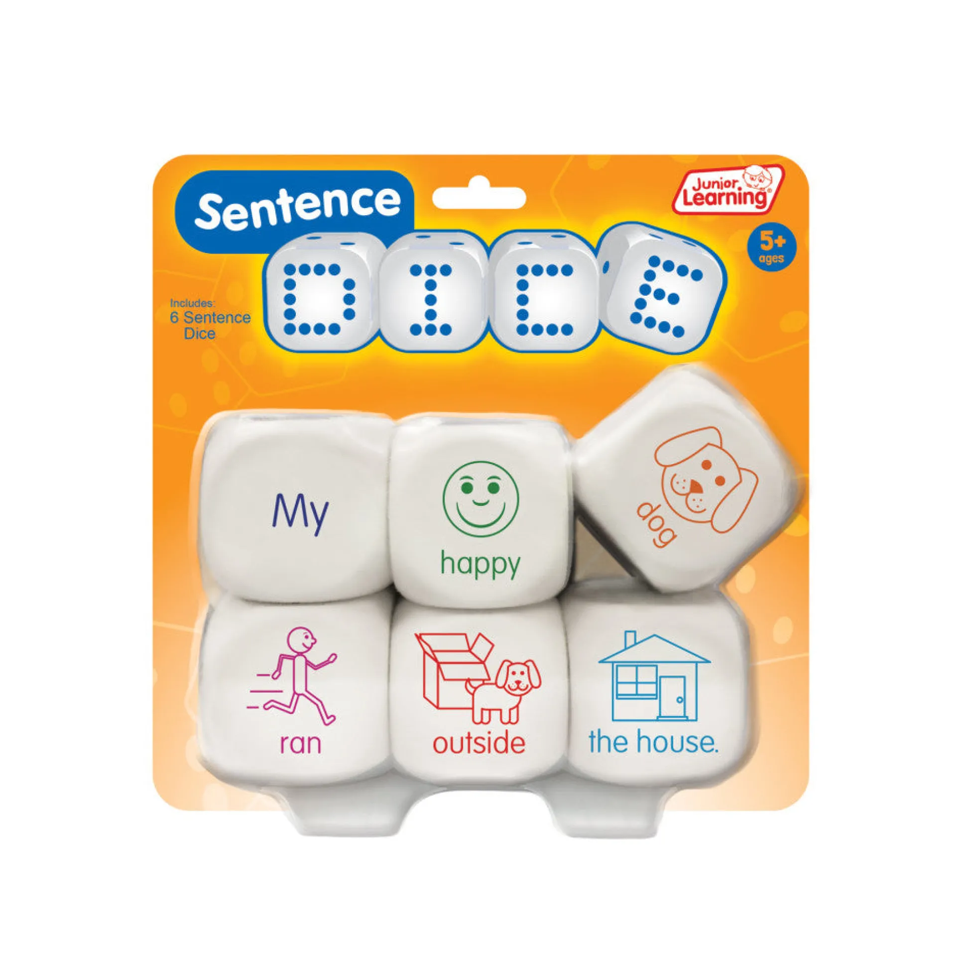 Flat River Group Sentence Dice - Educational Learning Game for Kids Ages 5-8* Preschool Education Toys & Activities