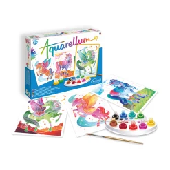 AreYouGame SentoSphere Aquarellum Unicorns & Pegasus Watercolor Art Set* Drawing, Color & Painting