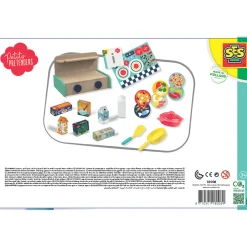 Flat River Group SES Creative Wooden Kitchen Play Set - 16-Piece Pretend Play Collection* Kitchens & Play Food|Dress Up