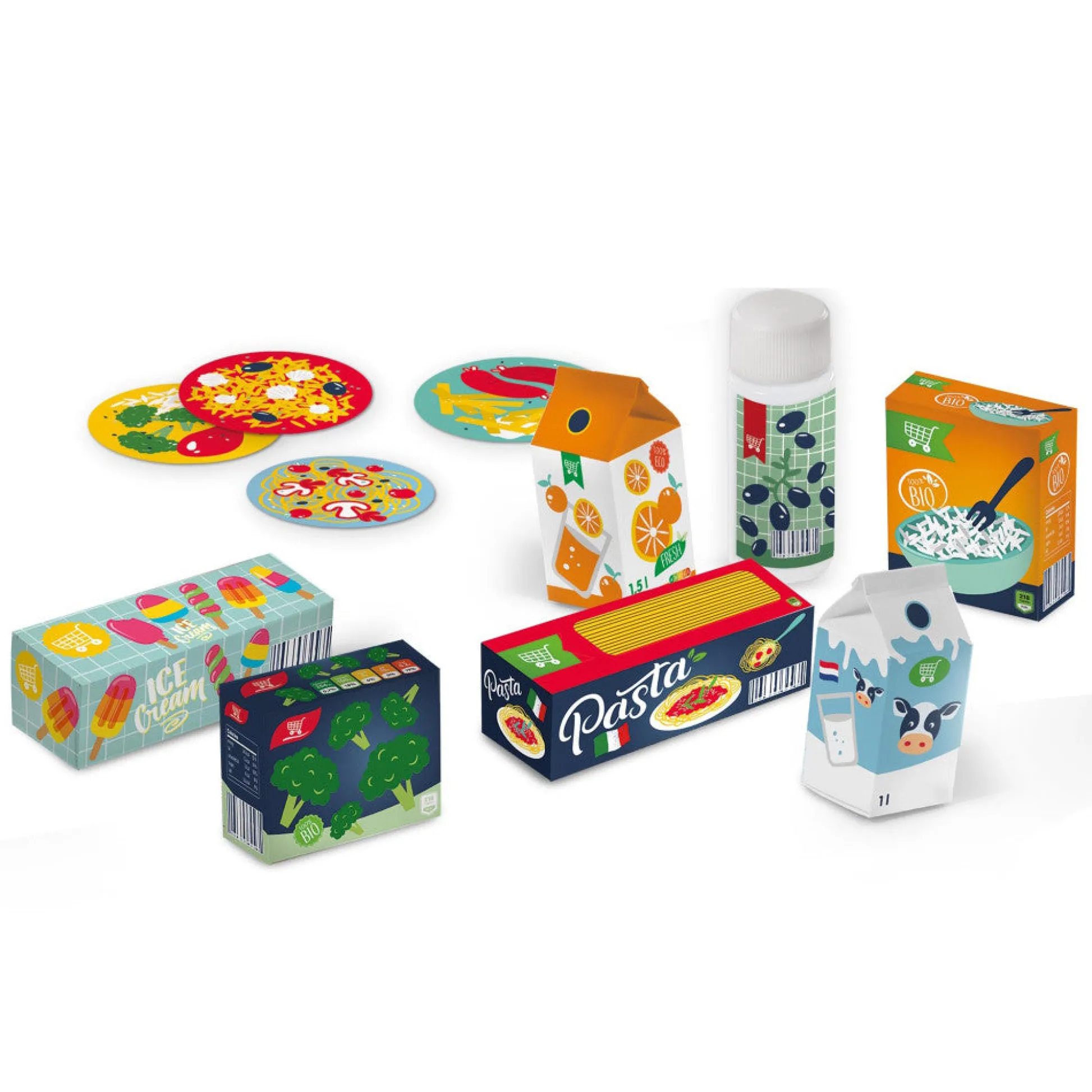 Flat River Group SES Creative Wooden Kitchen Play Set - 16-Piece Pretend Play Collection* Kitchens & Play Food|Dress Up