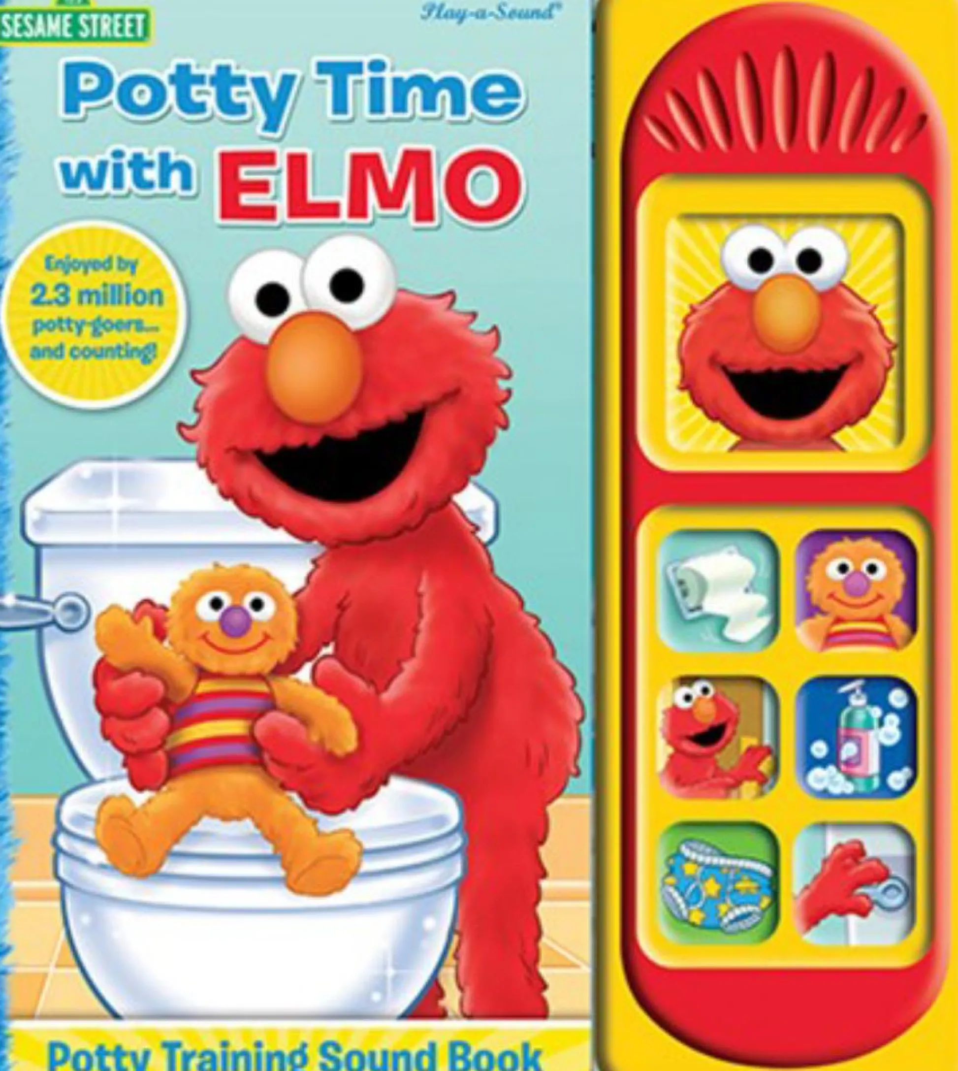 Readerlink Distribution Services Sesame Street Potty Time with Elmo Interactive Sound Book*Kids Preschool Pals|Reading, Writing & Speech