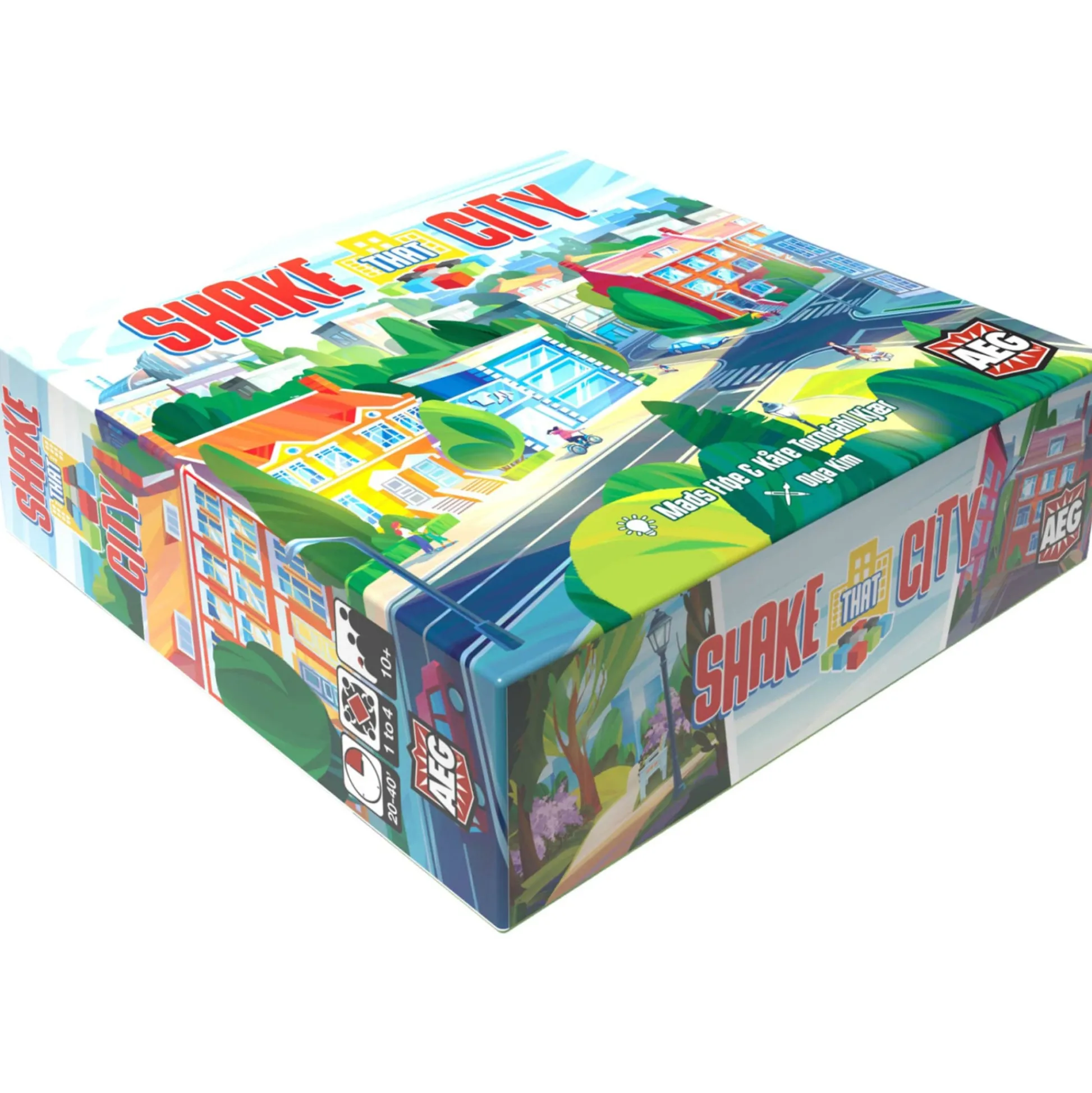 Flat River Group Shake That City Strategy Board Game - Urban Planning Dexterity Challenge* Board Games|Role-Playing Games