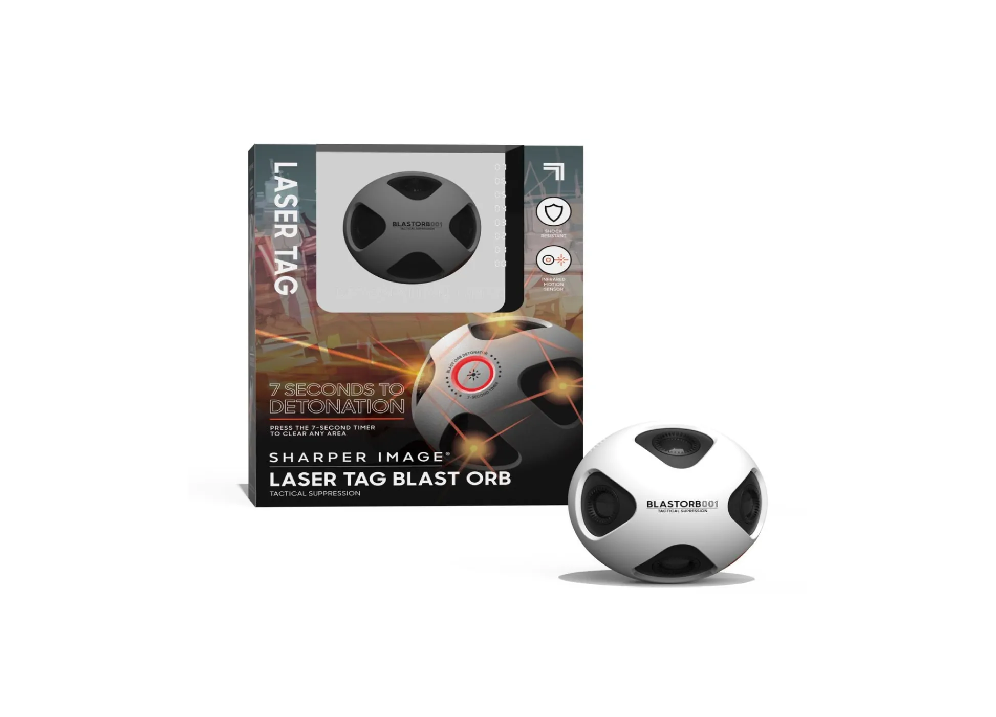 Macy's - Supplier Sharper Image Motion-Detecting Laser Grenade Toy* Nerf & Toy Blasters|Nerf & Toy Blasters