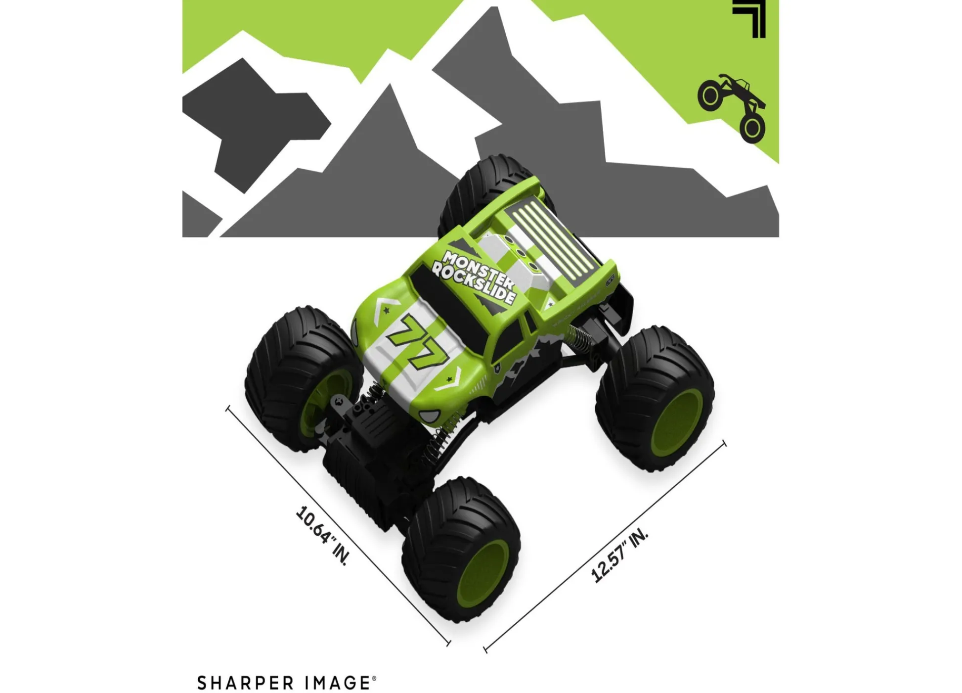 Macy's - Supplier Sharper Image RC Monster Rockslide - 2.4 GHz Off-Road Monster Truck - Green* Rc Cars & Flight