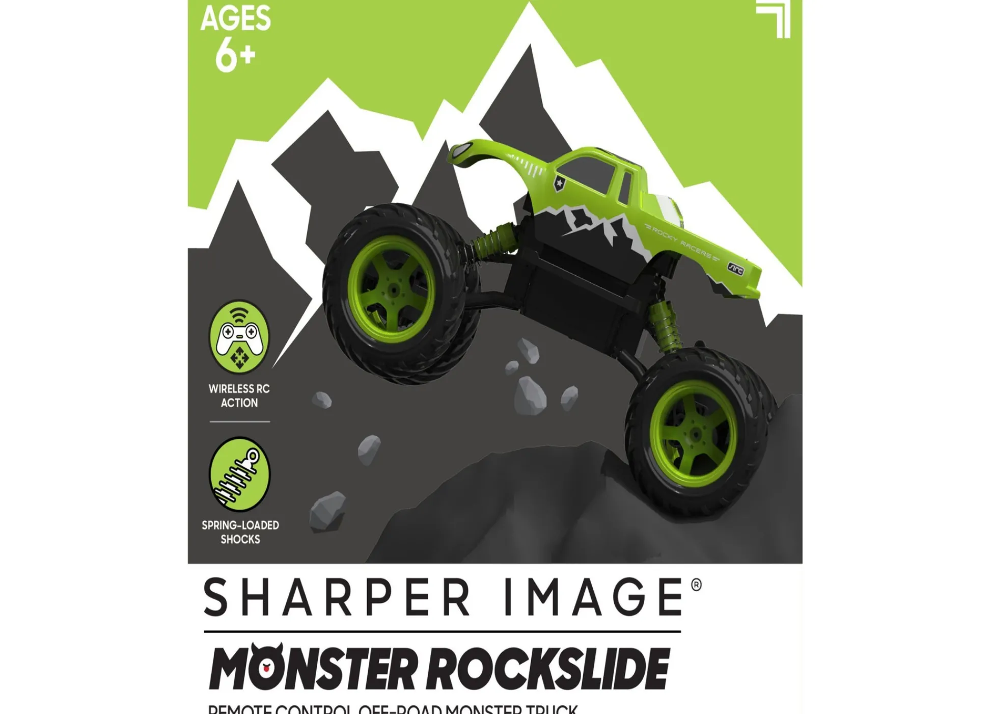 Macy's - Supplier Sharper Image RC Monster Rockslide - 2.4 GHz Off-Road Monster Truck - Green* Rc Cars & Flight