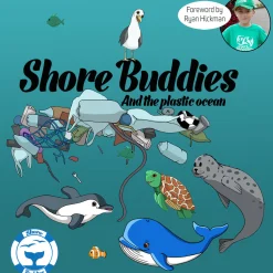 Flat River Group Shore Buddies & The Plastic Ocean: Children's Hardcover Picture Book*Kids Kids Books|Coloring Books & Activity Books