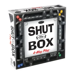AreYouGame Shut the Box 4-Way Play Classic Wooden Board Game* Board Games|Role-Playing Games