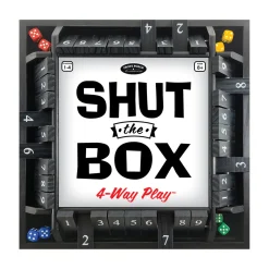 AreYouGame Shut the Box 4-Way Play Classic Wooden Board Game* Board Games|Role-Playing Games