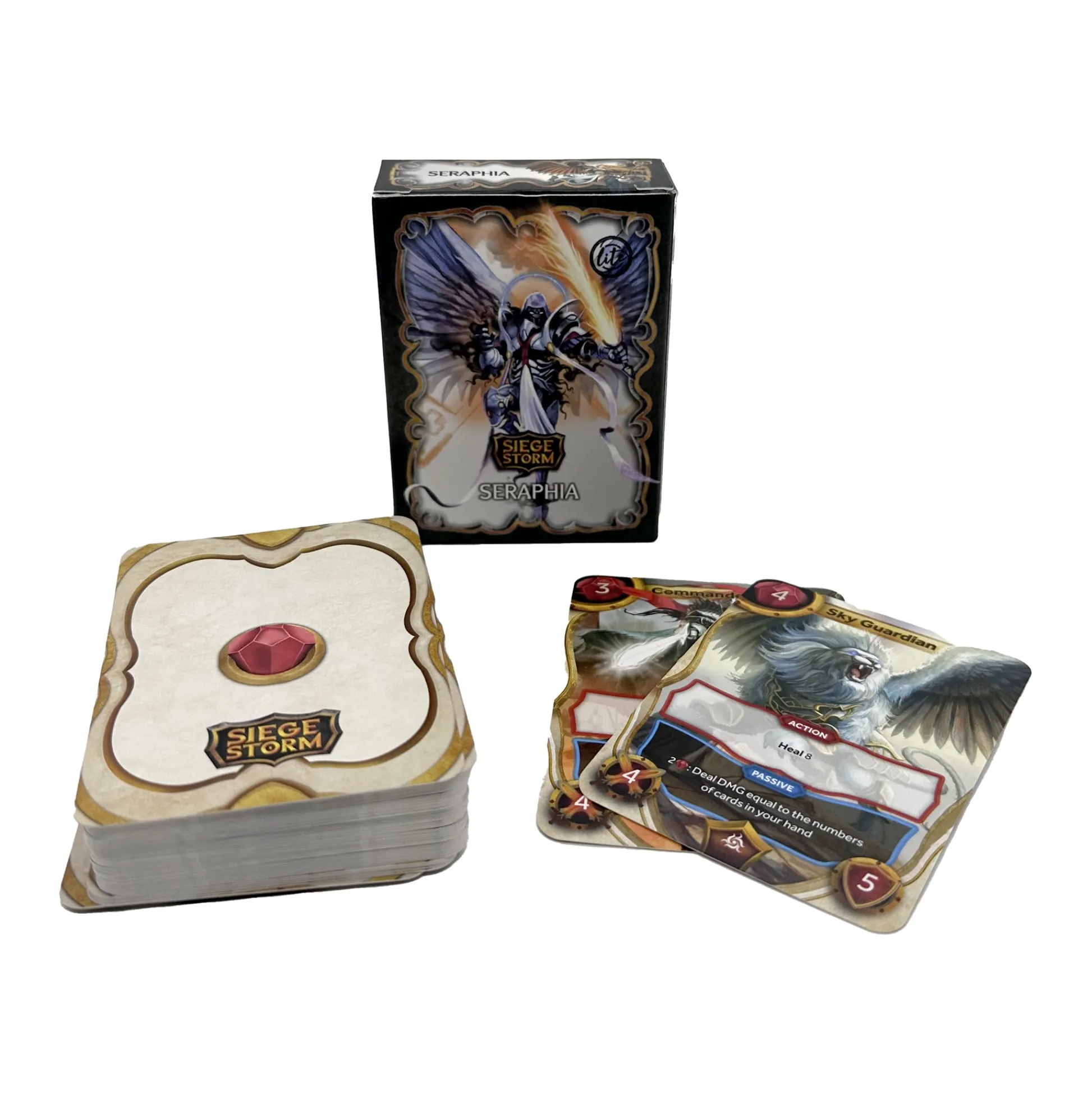 AreYouGame SiegeStorm: Seraphia Faction Deck Expansion by Awaken Realms* Card Games