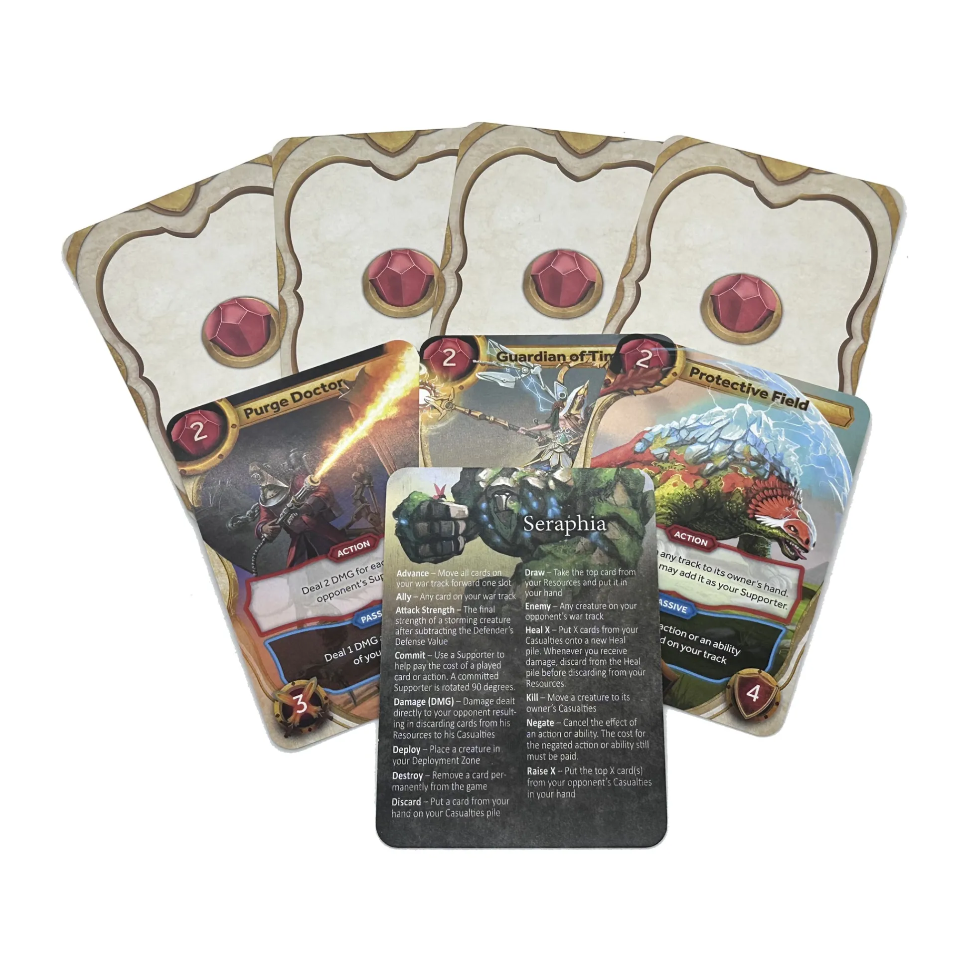 AreYouGame SiegeStorm: Seraphia Faction Deck Expansion by Awaken Realms* Card Games