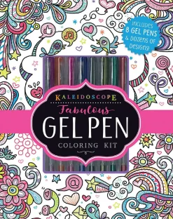 Readerlink Distribution Services Silver Dolphin Books Kaleidoscope Gel Pen Art Set - Coloring Kit*Kids Reading, Writing & Speech|Kids Books