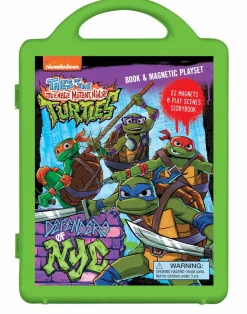 Readerlink Distribution Services Simon & Schuster Teenage Mutant Ninja Turtles: Defenders of NYC Magnetic Play Set* Reading, Writing & Speech