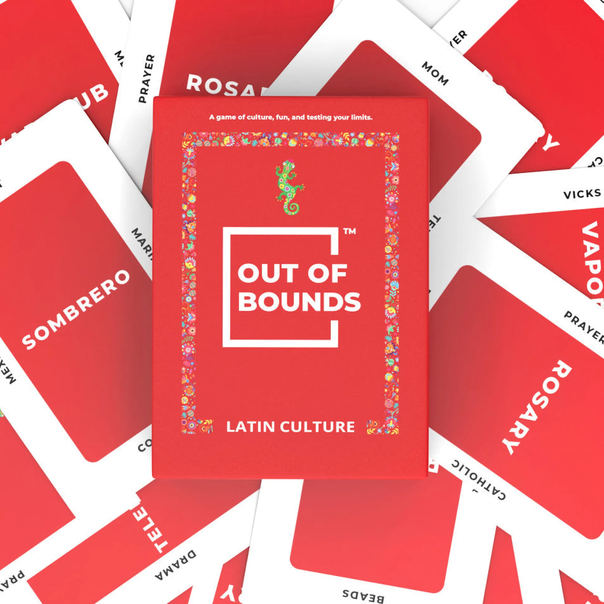 Flat River Group Simpli Gaming Out of Bounds: Latin Culture Card Game, Ages 13+* Card Games