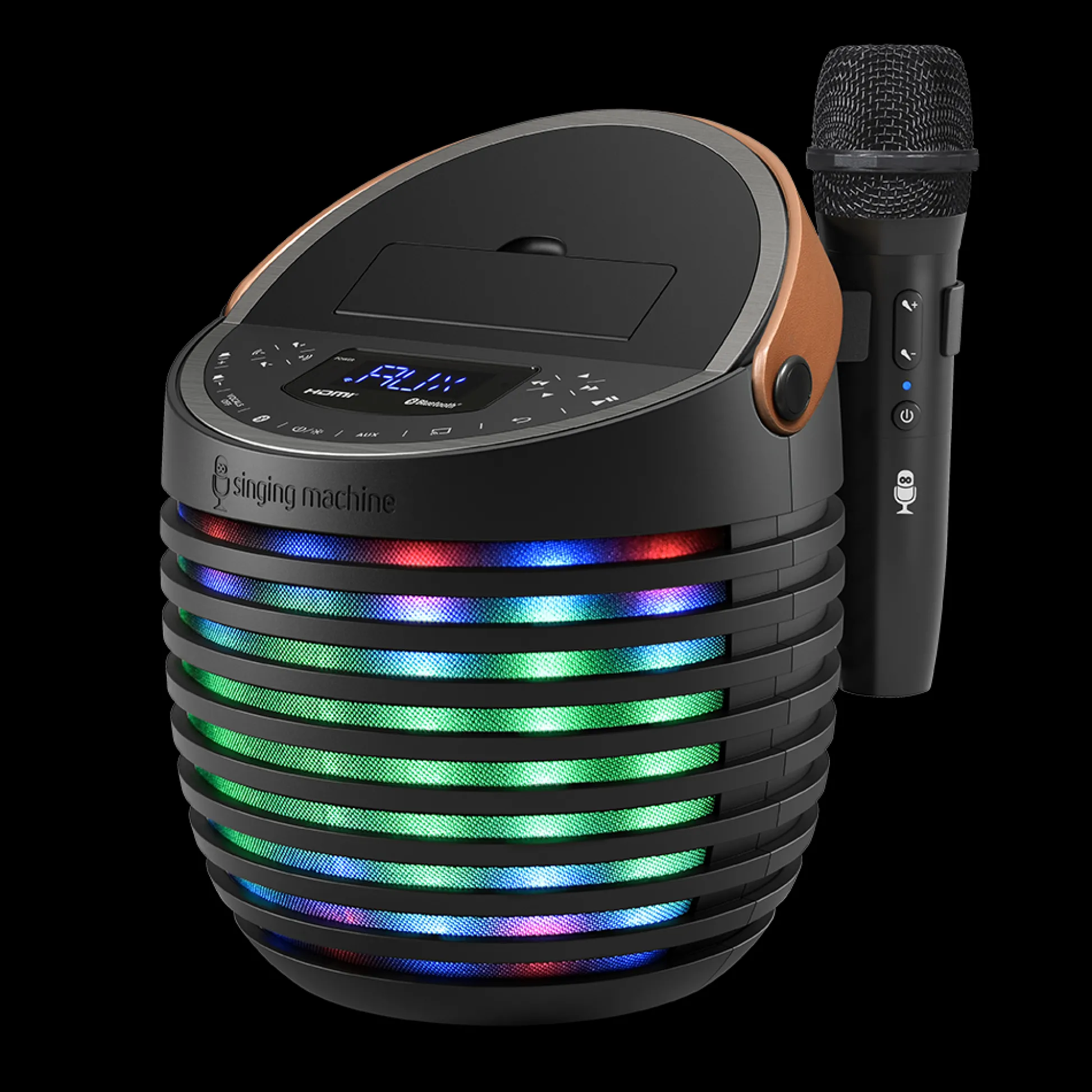Singing Machine SingCast One - Video Casting Karaoke System with Bluetooth, Light Show & Voice Changing Effects* Karaoke Machines & Accessories|Electronics