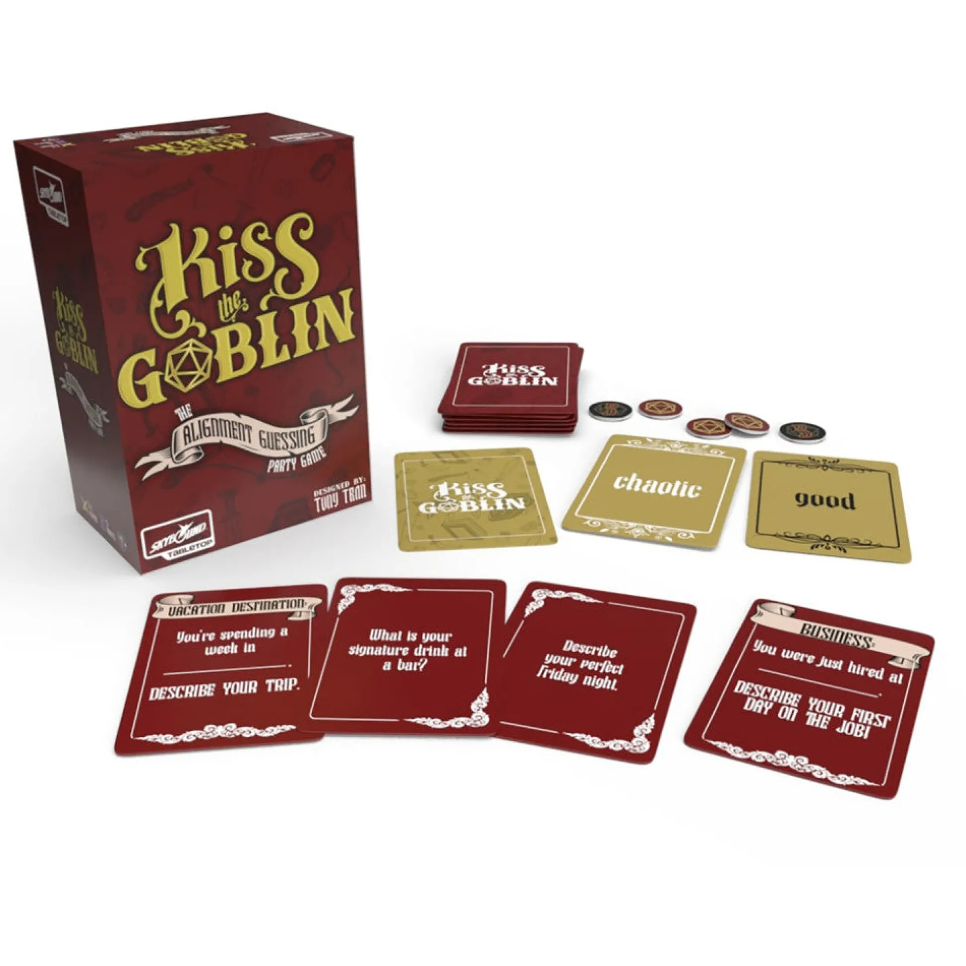 Flat River Group Skybound: Kiss The Goblin - Alignment Guessing Party Game* Board Games|Role-Playing Games