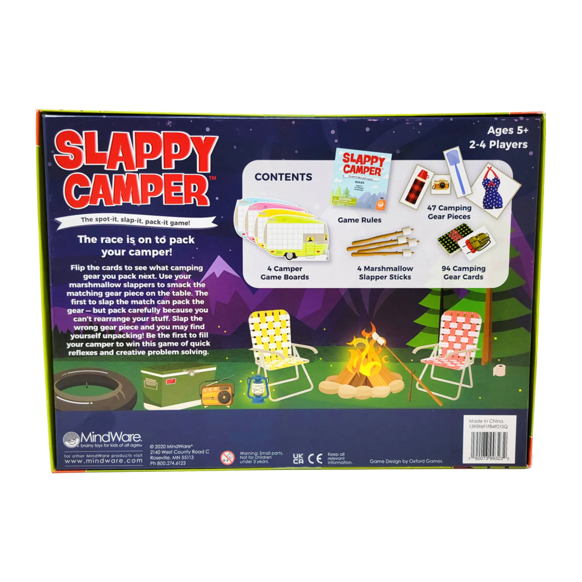 AreYouGame Slappy Camper Family Board Game by MindWare* Board Games|Role-Playing Games