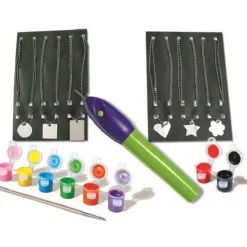 Educators Resource Small World Toys Creative Etch-a-Tag Engraver Craft Kit* Crafts & Activities