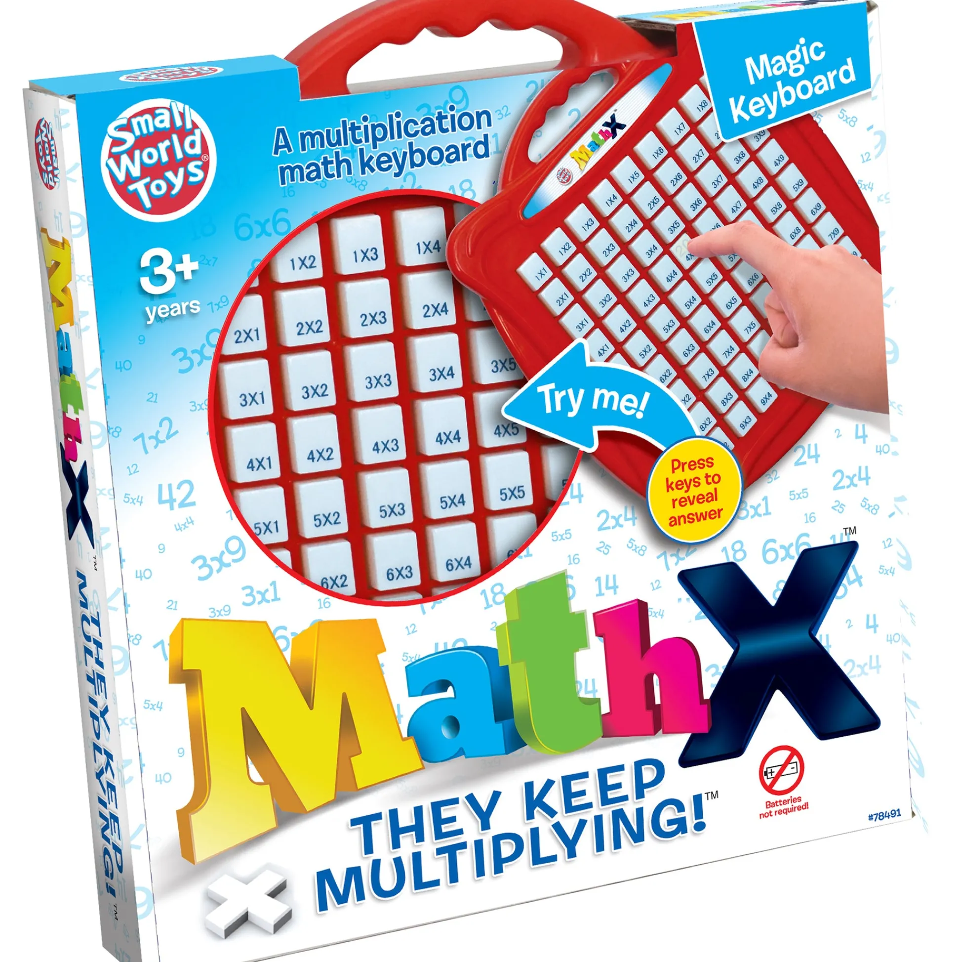 Educators Resource Small World Toys They Keep Multiplying Math Keyboard Game - Education Essential* Math Toys|Math, Counting & Time