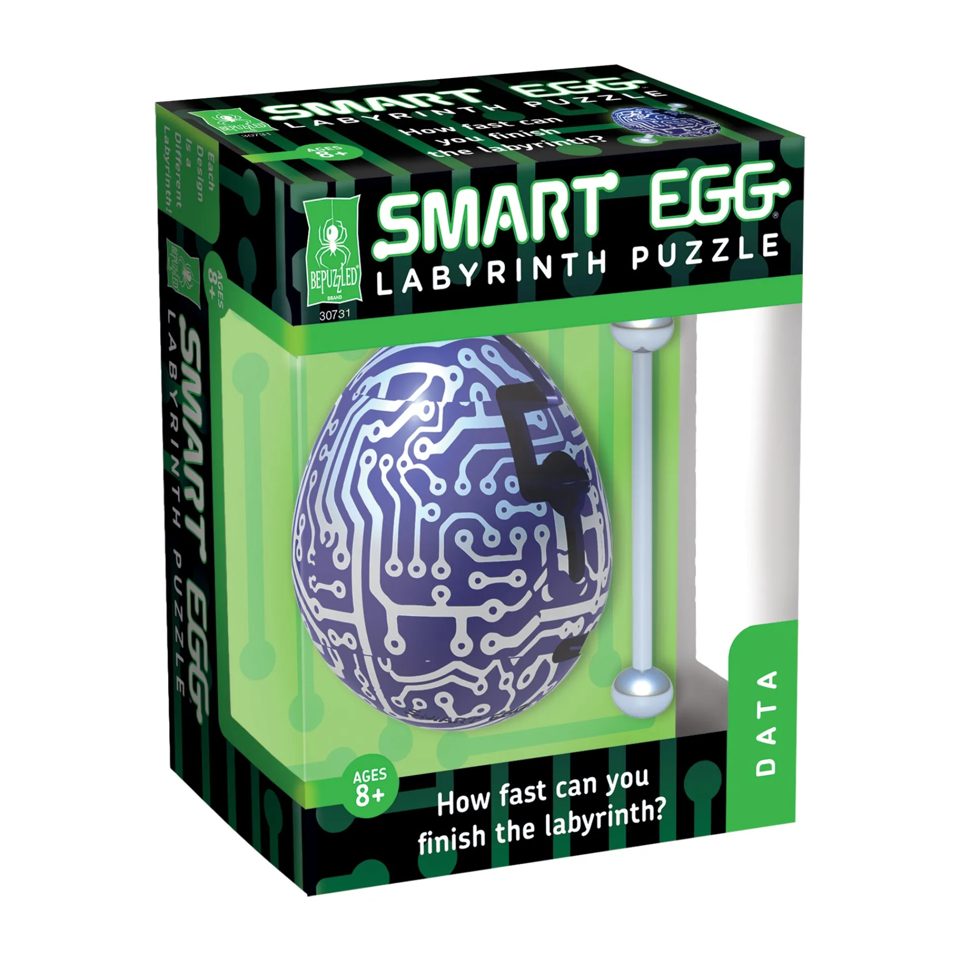 AreYouGame Smart Egg Labyrinth Puzzle - Data, 1-Layer Level 2 3D Puzzle* Puzzles
