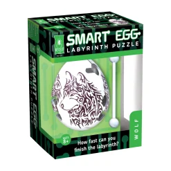 AreYouGame Smart Egg Wolf Edition 1-Layer Labyrinth Puzzle - Level 2* Puzzles
