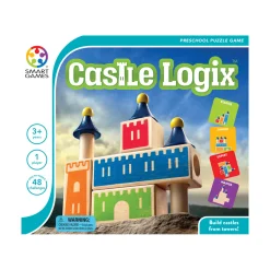 AreYouGame SmartGames Castle Logix Wooden Puzzle Game - Educational Brain Game for Kids* Puzzles