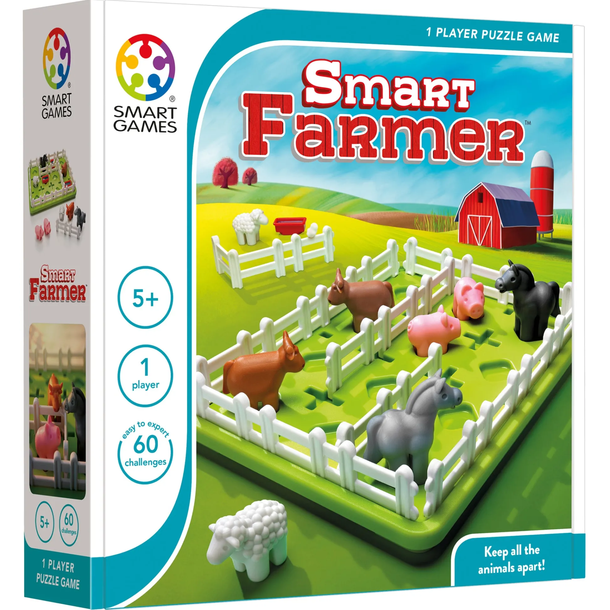 Educators Resource SmartGames Smart Farmer - Cognitive Development Puzzle Game for Kids* Toddler & Preschool Games & Puzzles|Puzzles