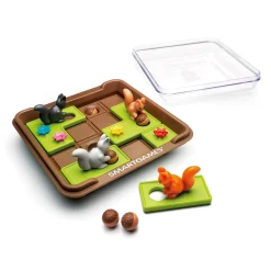 Educators Resource SmartGames Squirrels Go Nuts Sliding Puzzle Game* Role-Playing Games|Board Games