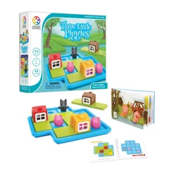 AreYouGame SmartGames Three Little Piggies Deluxe Cognitive Skill-Building Puzzle* Puzzles|Preschool Education Toys & Activities