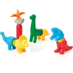 Educators Resource SmartMax My First Dinosaurs Magnetic Building Set, 14 Pieces* Magnetic Tiles & Building Sets